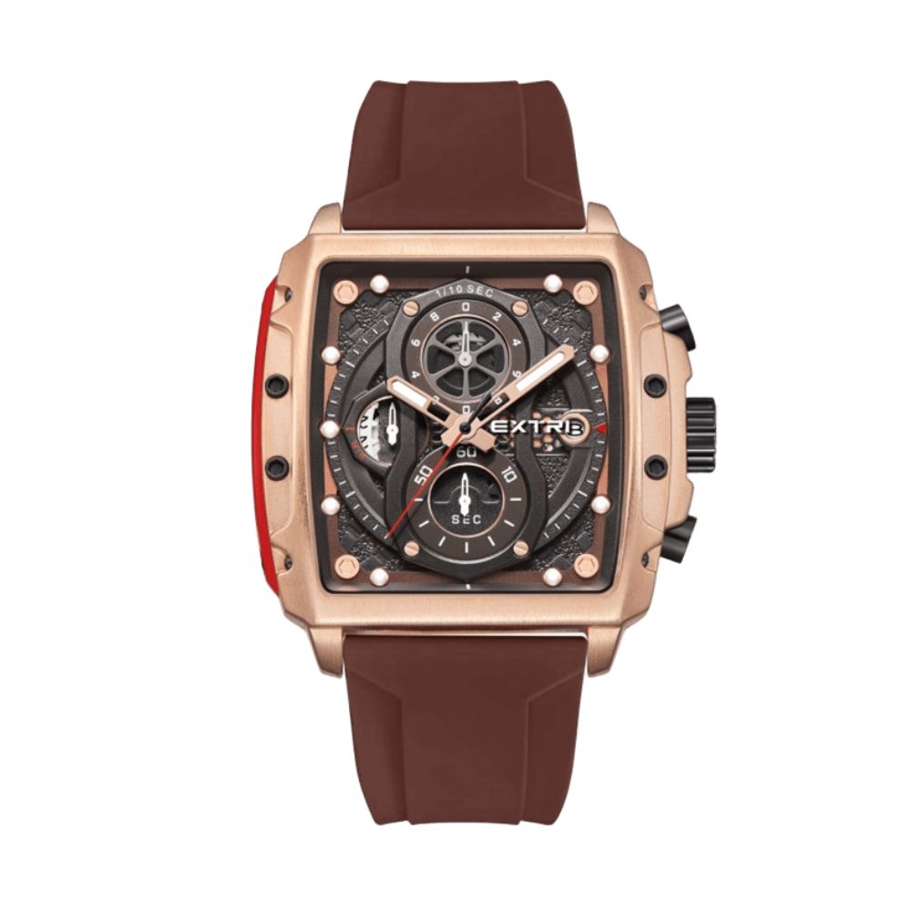 Relógio Masculino Extri Marron - X6085